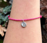 Molten Silver Charm Bracelet