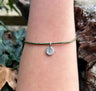 Molten Silver Charm Bracelet