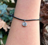 Molten Silver Charm Bracelet