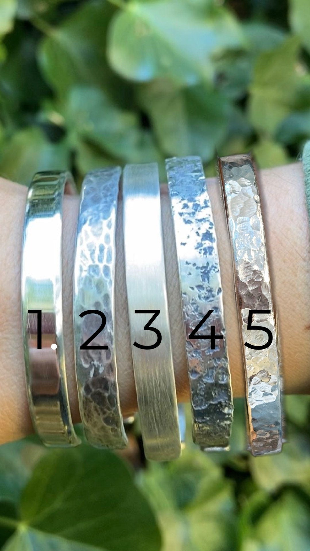 Personalised Hand Stamped Bangle Cuff – Wildwood Jewellery